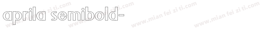 aprila semibold字体转换